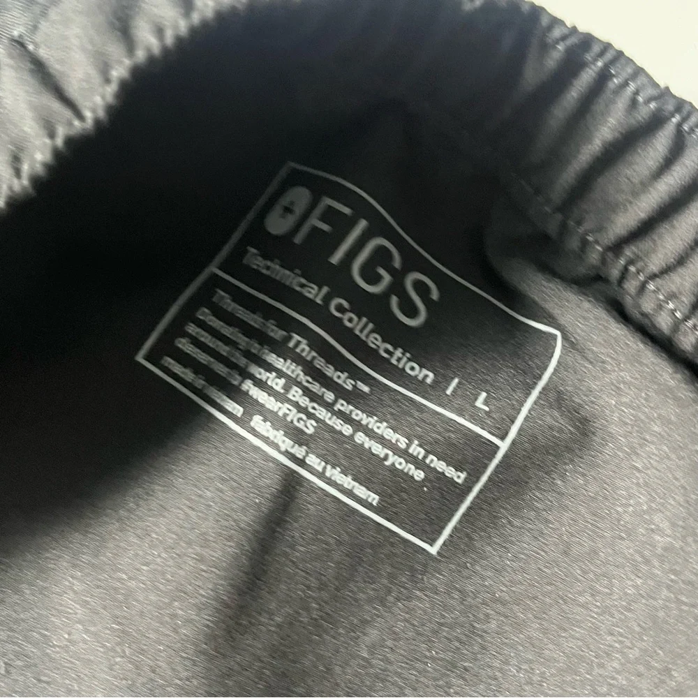 FIGS Pisco Pant Black Large NEW